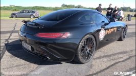 درگ مرسدس بنز AMG GT S بی ام M5  هردو دارای ۸۰۰ اسب بخار قدرت