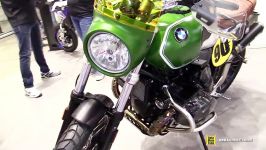 نمایشگاه خودرو موتورسیکلت لاکچری  2020  BMW R NineT Green Hell Wunderlich