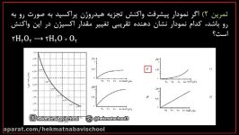 شیمی دوازدهم  جناب آقای مهدوی  موضوع ادامه سینتیک بخش سوم