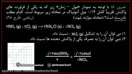 شیمی دوازدهم  جناب آقای مهدوی  موضوع ادامه سینتیک بخش پنجم