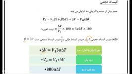 سیدیعقوبی فیزیک تجربی انبساط حجمی دهم