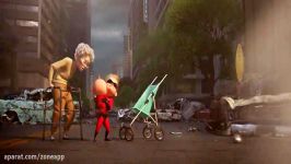 صحنه های جالب انیمیشن شگفت انگیزان 2 incredibles قسمت سوم