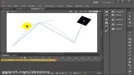 آموزش نرم افزار Adobe animate قسمت هشتم متحرک سازی به روش موشن توین