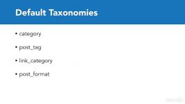 ۲۸ اضافه کردن custom post types and taxonomies  آموزش توسعه پلاگین وردپرس