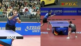 opda تصاویر آهسته سرویسهای Timo Boll