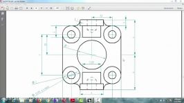 تمرین محیط سه بعدی کتیا part design قسمت یازدهم