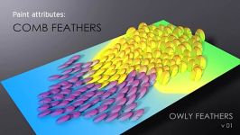 Houdini asset Owly Feathers