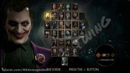 صداپیشه The Joker به عنوان صداپیشه بازی در MK11 ساختگی