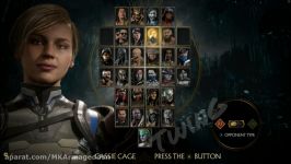 صداپیشه Cassie Cage به عنوان صداپیشه بازی در MK11 ساختگی