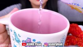 موکبانگ ASMR   صدای خوردن غذاهای سرخ شده تند