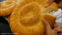 طرز پختن نان ازبکستانی برای صبحانه حالشوببر  Ozbek Breakfast Bread  ا SUPER HD