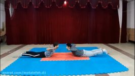 آموزش مجازی ورزش حرکت فیله آمادگی جسمانی 4 دبیرستان شهدای موتلفه اسلامی