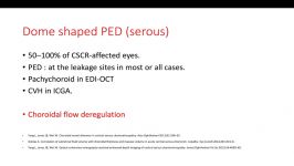 Flat Irregular PED in CSC