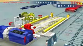 Industrial Drilling Rig up animation