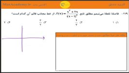 حل بررسی سوال 119 ریاضی کنکور سراسری ریاضی 98