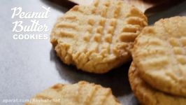 کوکی بادام زمینی Peanut Butter Cookies Recipe