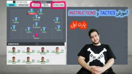 آموزش tactics instructions در fifa 20  پارت اول