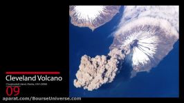 10 تصویر برتر فوران آتشفشان فضا  آتشفشان  طبیعت