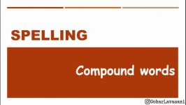 Spelling U3L3 Compound Words