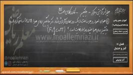 آموزش ریاضی یازدهم تجربی  فصل هفتمسایت معلم ریاضی