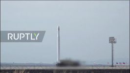 لحظه پرتاب ماهواره نظامی « نور » توسط سپاه پاسداران