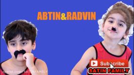 آبتین رادوین سبیل Abtin and Radwin with a mustache