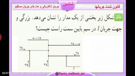 فیزیک  یازدهم  مدار های الکتریکی  قانون شدت جریان ها