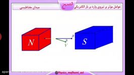 فیزیک  یازدهم  نیروی وارد بر بار .