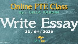 Online PTE class  Write Essay part 2  22042020