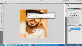 اموزش اضافه کردن عکس بر روی عکس برنامه فتوشاپ