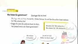 آموزش آلمانی به فارسی  کتاب درس منشن A11  درس دوم  ادامه تمرين 3 تمرين