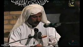 ملا عبدالجبار غانمی مراسم احیا شب عاشورا سال 1376 شادگان