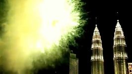 شمارش معکوس نورافشانی آغاز سال ۲۰۱۲ در کوالالامپور  مالزی