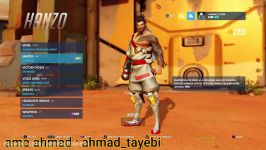 بهترین تنظیمات هیرو هانزو عمو احمد ،overwatch part 2  best hanzo settings