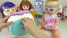 برنامه کودک دخترانه عروسک کوچولو معاینه چشم پزشکی