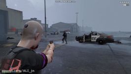 کشتار پلیس هیتمن در gta v