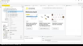 آموزش knime معرفی محیط کاربری