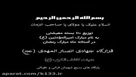 قرارگاه جهادی انصار المهدی عج  ۱۱۰ بسته معیشتی ماه رمضان ۱۳۹۹