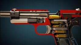 روش کار تفنگ کلت M1911How a gun Colt M1911 works Animation