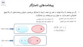 تعریف پیشامدهای ناسازگار