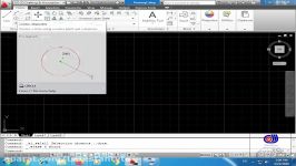 اتوکد رسم دایره داشتن شعاع یا قطر