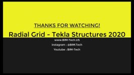 Radial Grid  Tekla Structures 2020   مجتبی اردشیرلاریجانی