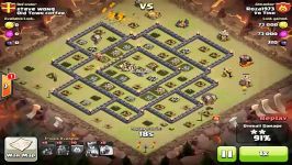 Clash of clans  Clan wars Balloon + Lava full Good war