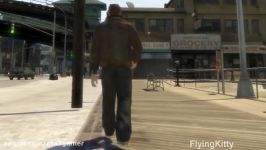 کلیپ خنده دار GTA IV  We Should Go BOWLING  Roman