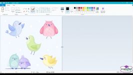 آموزش کامپیوتر  Paint مباحث Copy Cut