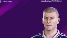 ادیت face حرکات زیدان در PES 20