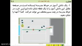 ریاضی هفتم فصل هشتم درس اول پاره خط جهت دار مدرس فرزانه قهرمان