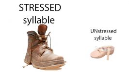 Stressed and unstressed syllables