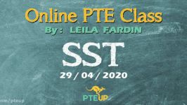 Online PTE class  SST part 1  29042020