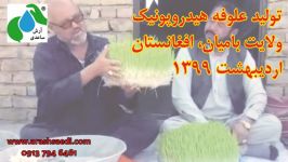 تولید علوفه هیدروپونیک، افغانستان